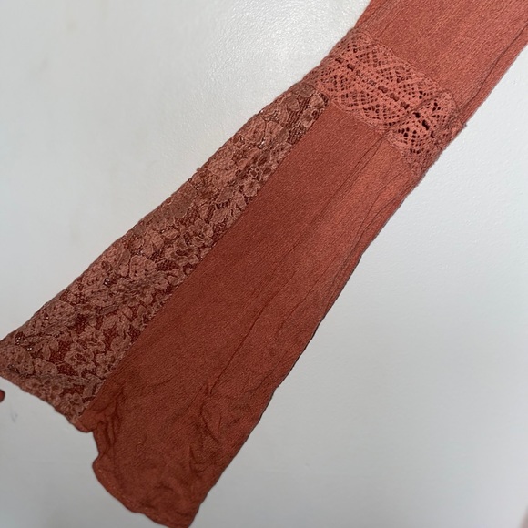 coral lace dress - Picture 2 of 4